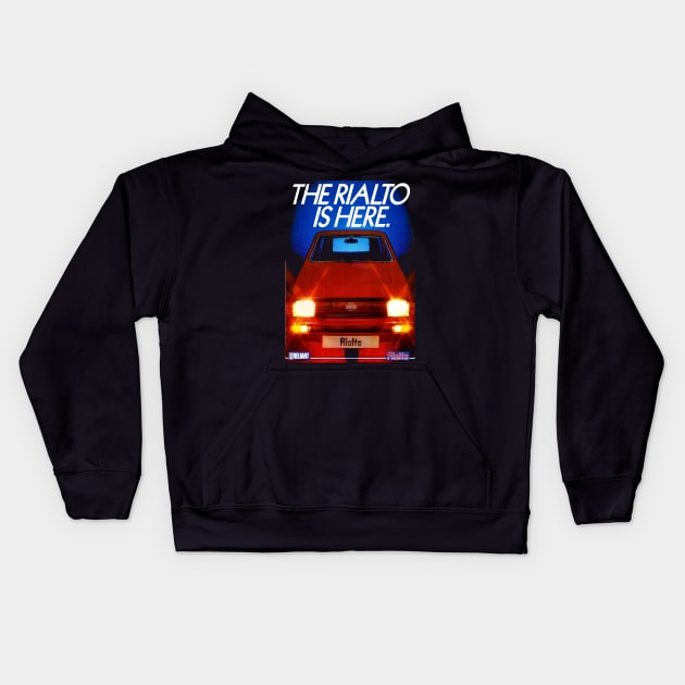 RELIANT RIALTO - advert Kids Hoodie by Throwback Motors